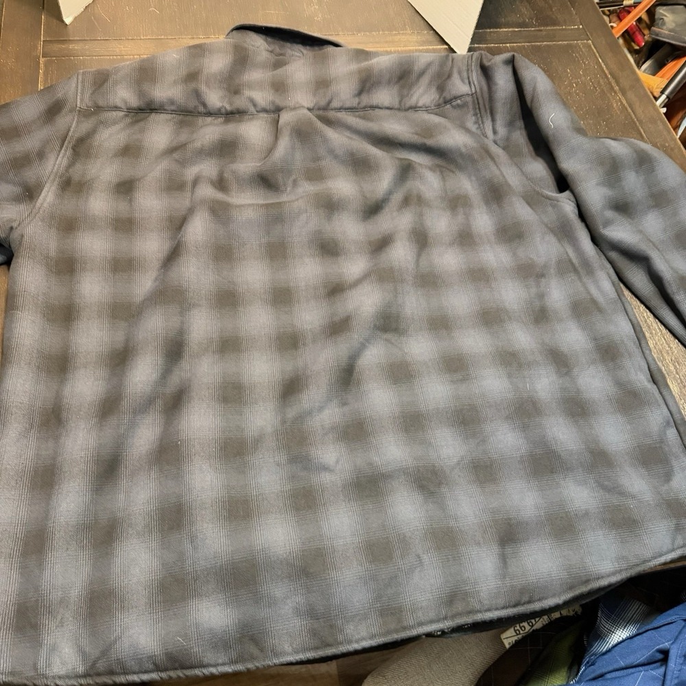 Dixxon Flannel "Honcho" Sherpa Lined Jacket size 5XL Plaid Long Sleeve Button Up - Picture 3 of 5